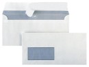 Briefumschläge DIN lang (220x110 mm), mit Fenster, selbstklebend, 72 g/qm, 25 Stück, 1 St.