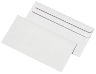 Briefumschläge DIN lang (220x110 mm), ohne Fenster, selbstklebend, 72 g/qm, 1.000 Stück, 1 St.