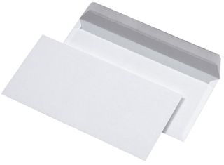 Briefumschläge DIN lang (220x110 mm), ohne Fenster, haftklebend, 80 g/qm, 25 Stück, 1 St.
