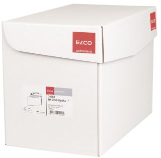 Briefumschlag Office Box mit Deckel - B4, weiß, haftklebend, ohne Fenster, 120 g/qm, 250 Stück, 1 St.