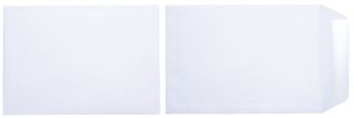 Versandtaschen Recycling - B4, ohne Fenster, gummiert, 110 g/qm, braun, 250 Stück, 1 St.