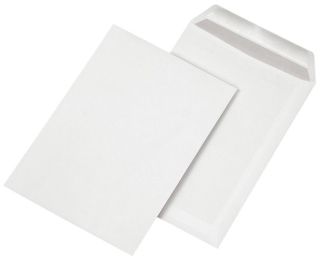 Versandtaschen C5, ohne Fenster, selbstklebend, 90 g/qm, weiß, 500 Stück, 1 St.