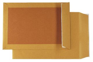 Papprückwandtaschen Recycling - C4, ohne Fenster, 110 g/qm, braun, 125 Stück, 1 St.