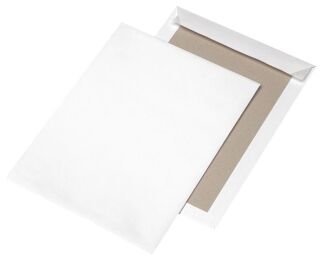 Papprückwandtaschen C4, ohne Fenster, 120 g/qm, weiß, 125 Stück, 1 St.