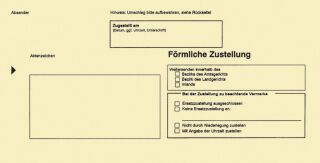 Zustellungsumschlag innerer DIN Lang - ohne Sichtfenster, 80g/qm, 100 Stück, 1 St.