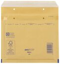 Luftpolstertaschen CD, 180x165 mm, goldgelb/braun, 100...