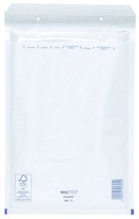 Luftpolstertaschen Nr. 6, 220x340 mm, weiß, 100 Stück, 1 St.