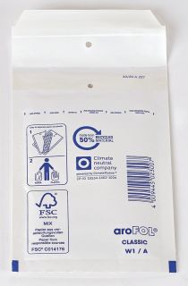 Luftpolstertaschen Nr. 1, 100x165 mm, weiß, 10 Stück, 1 St.