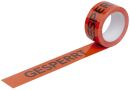 Warnband "GESPERRT" - orange/schwarz, 50mm x...