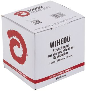 Stretchband in Box - 10 x 120 cm, Folie transprent, 100 Stück, 1 St.