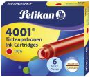 Tintenpatrone 4001® TP/6 - brillant-rot, 6 Patronen,...