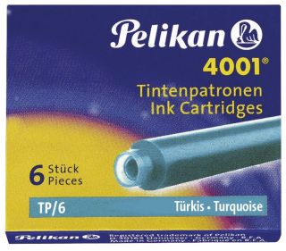 Tintenpatrone 4001® TP/6 - türkis, 6 Patronen, 1 St.