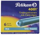 Tintenpatrone 4001® TP/6 - türkis, 6 Patronen, 1...
