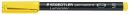 Feinschreiber Universalstift Lumocolor® - permanent, S, gelb, 1 St.