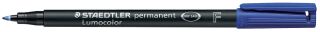 Feinschreiber Universalstift Lumocolor® - permanent, F, blau, 1 St.