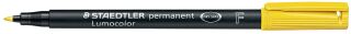 Feinschreiber Universalstift Lumocolor® - permanent, F, gelb, 1 St.