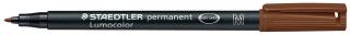 Feinschreiber Universalstift Lumocolor® - permanent, M, braun, 1 St.