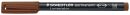 Feinschreiber Universalstift Lumocolor® - permanent, M, braun, 1 St.