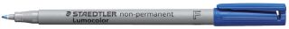 Feinschreiber Universalstift Lumocolor® - non-permanent, F, blau, 1 St.