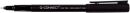 Faserschreiber, permanent, ca. 0,7 mm (F), schwarz, 1 St.