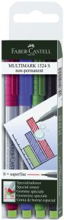 CD-Marker MULTIMARK - non-permanent, S, 4 Farben Etui, 1 St.