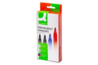 Permanentmarker - ca. 2 - 3 mm, 4-er Pack, 1 St.