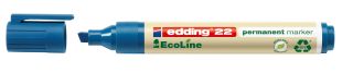 22 Permanentmarker EcoLine - 1 - 5 mm, blau, nachfüllbar, 1 St.