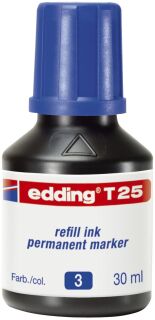 T 25 Nachfülltinte - für Permanentmarker, 30 ml, blau, 1 St.