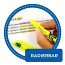 Textmarker FriXion Light Soft - M, pastellorange, 1 St.