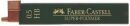 Feinmine SUPER-POLYMER - 0,5 mm, HB, schwarz, 12 Minen, 1...