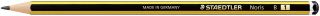 Noris® Bleistift 120 - B, gelb-schwarz, 1 St.