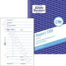 1305 Rapport, DIN A6, vorgelocht, 100 Blatt, weiß,...