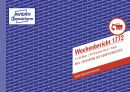 1772 Wochenbericht, DIN A5 quer, selbstdurchschreibend, 2...