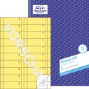 842 Bonbuch, DIN A4, fortlaufend nummeriert, 2 x 50...
