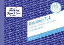 361 Gutschein, DIN A6 quer, fälschungssicher, 2 x 50...