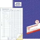 1757 Kassenabrechnung, 1.& 2.Bl. bedr. MwSt.-Spalte...