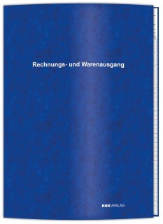 Rechnungs- und Warenausgang - Buch, 80 Seiten, DIN A4, 1 St.