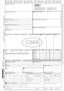 Internationaler Frachtbrief (CMR) - SD, 1 x 4 Blatt, DIN A4, 50 St.