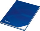 Notizbuch Business - A5, Hardcover, kariert, 96 Blatt, blau, 1 St.