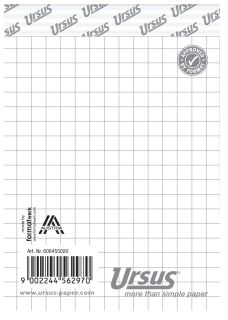 Notizblock - A7, 48 Blatt, 60 g/qm, kariert, 1 St.