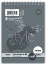 Spiralblock - A7, 40 Blatt,  70 g/qm, liniert, 1 St.