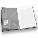 Office gebundenes Buch - A4, 5 mm kariert, sortiert, perf. Ecken, 1 St.