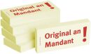 Haftnotizen "Original an Mandant" - 75 x 35 mm,...