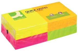 Haftnotizen Quick Notes - Brilliantfarben, 76 x 76 mm, 1 St.