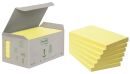 Recycling Notes - 126 x 76 mm, pastellgelb, 6 x 100...