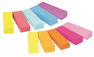 Page Marker - 12,7x 44,4mm, sortiert, 10 x 50 Streifen, 1 St.