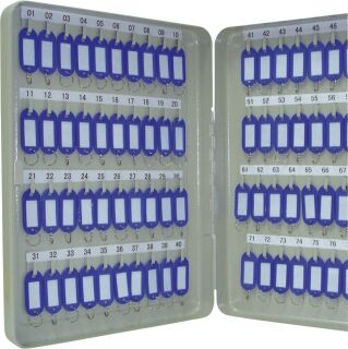 Schlüsselschrank Pearl grey - 80 Haken, Zylinderschloss, 1 St.