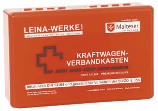 Kfz-Verbandkasten Standard DIN 13164:2022 - rot, 1 St.