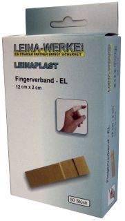 Fingerverband - 50 Stück lose, 12 cm x 2 cm elastisch, 1 St.