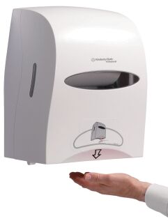 Rollenhandtuchspender No Touch - elektronisch, weiß, 1 St.